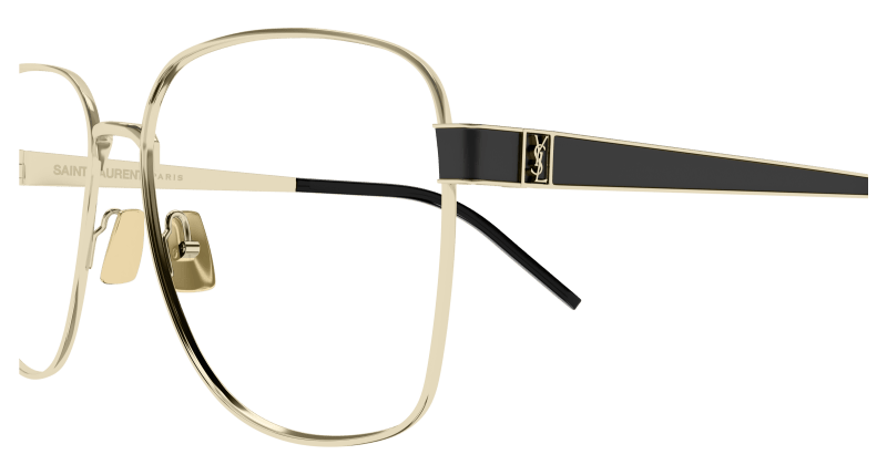 Gold Eyeglasses Saint Laurent 889652491066