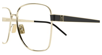 Gold Eyeglasses Saint Laurent 889652491066