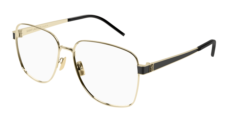 Gold Eyeglasses Saint Laurent 889652491066