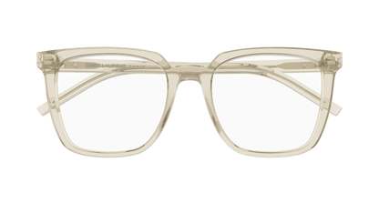 Beige Eyeglasses Saint Laurent 889652556345
