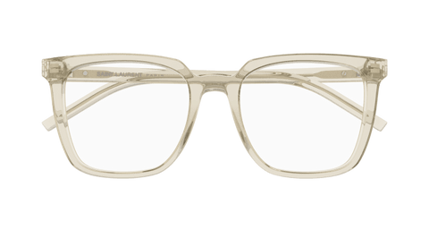Beige Eyeglasses Saint Laurent 889652556345