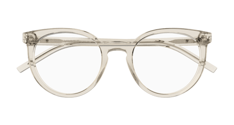 Beige Eyeglasses Saint Laurent 889652556222