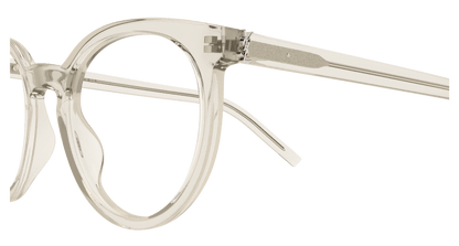 Beige Eyeglasses Saint Laurent 889652556222