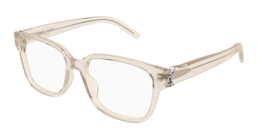 Beige Eyeglasses Saint Laurent 889652556543