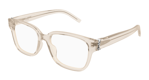 Beige Eyeglasses Saint Laurent 889652556543