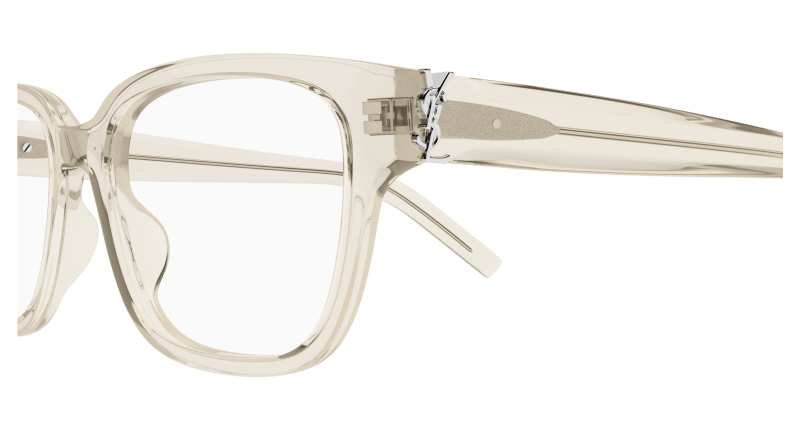 Beige Eyeglasses Saint Laurent 889652556543
