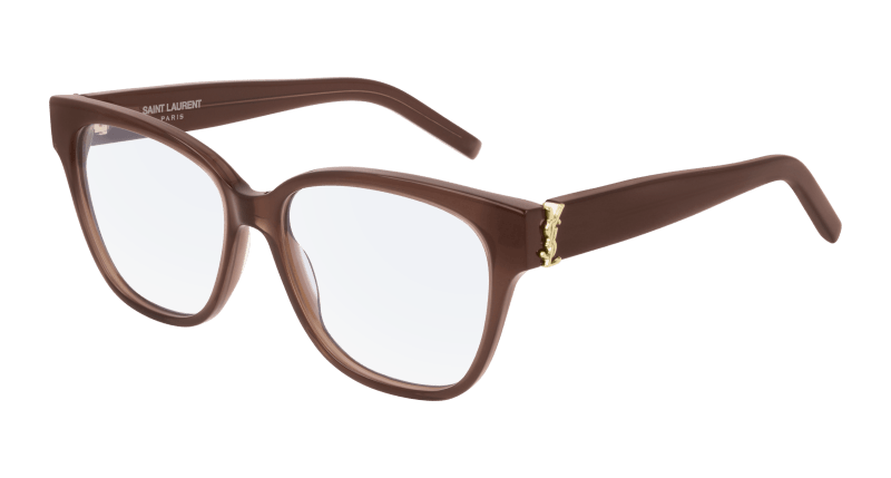 Brown Eyeglasses Saint Laurent 889652263106