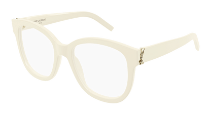 Ivory Eyeglasses Saint Laurent 889652560700