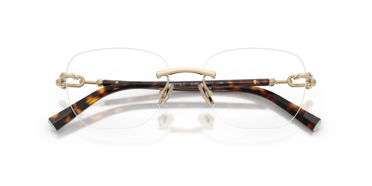0TF1170D Pale Gold / Demo Lens (6189) close front view image 5 barcode 8056262539811
