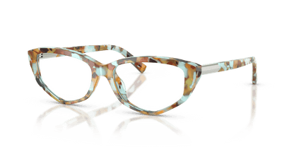 0TF2276 Blonde Tiffany Havana three quarter view image 1 barcode 8056262539880