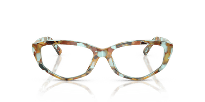 0TF2276 Blonde Tiffany Havana front view image 4 barcode 8056262539897