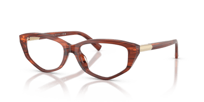 0TF2276 Ruby Striped Havana three quarter view image 1 barcode 8056262539866