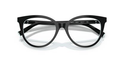 0TF2277 Black On Tiffany Blue close front view image 5 barcode 8056262539958