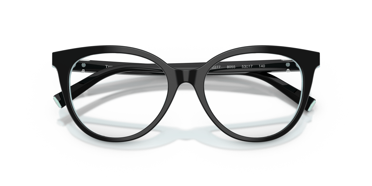 0TF2277 Black On Tiffany Blue close front view image 5 barcode 8056262539958