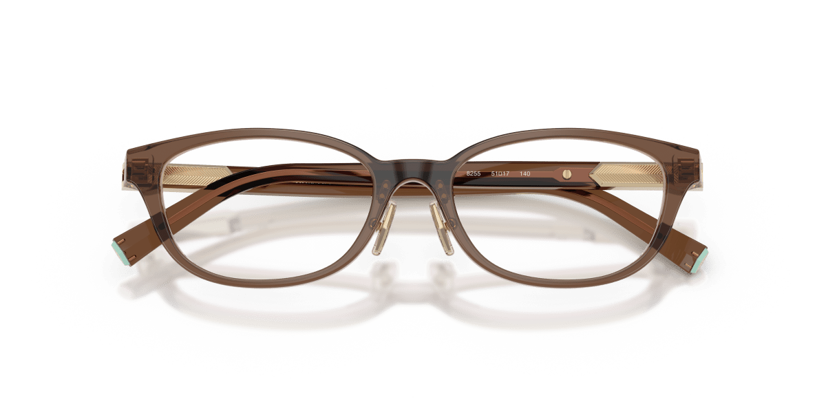 0TF2280D Brown Transparent On Pink close front view image 5 barcode 8056262540855