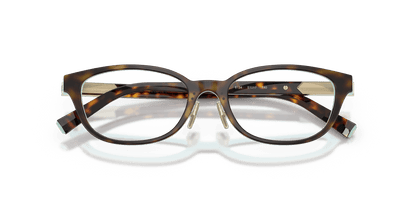 0TF2280D Havana On Tiffany Blue close front view image 5 barcode 8056262540848