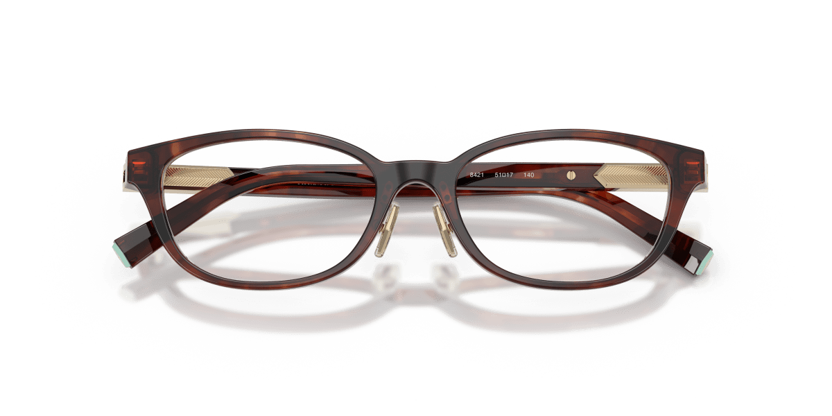 0TF2280D Spotted Brown Havana close front view image 5 barcode 8056262540862