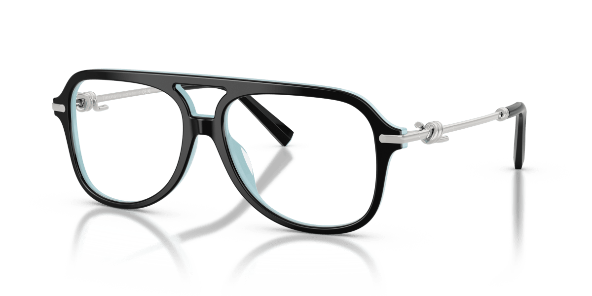 0TF2283 Black On Tiffany Blue three quarter view image 1 barcode 8056262541081