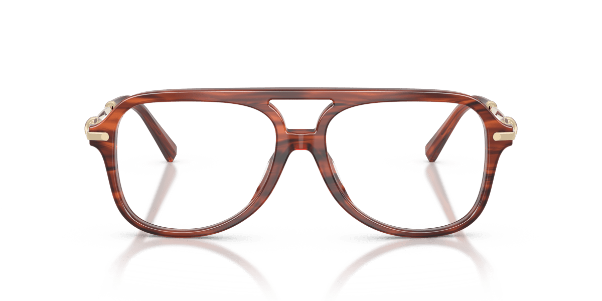 0TF2283 Ruby Striped Havana front view image 4 barcode 8056262541142