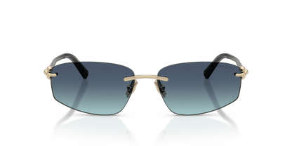 0TF3114 Pale Gold / Azure Gradient Blue (62029S) front view image 4 barcode 8056262541555