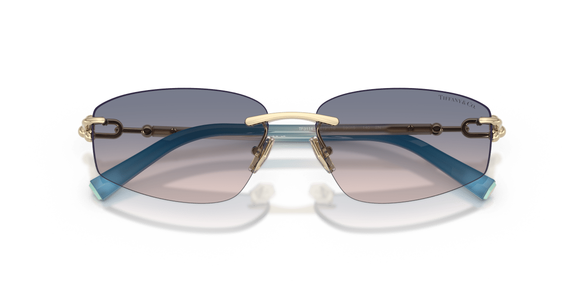 0TF3114 Pale Gold / Light Brown Gradient Blue (619116) close front view image 5 barcode 8056262541548