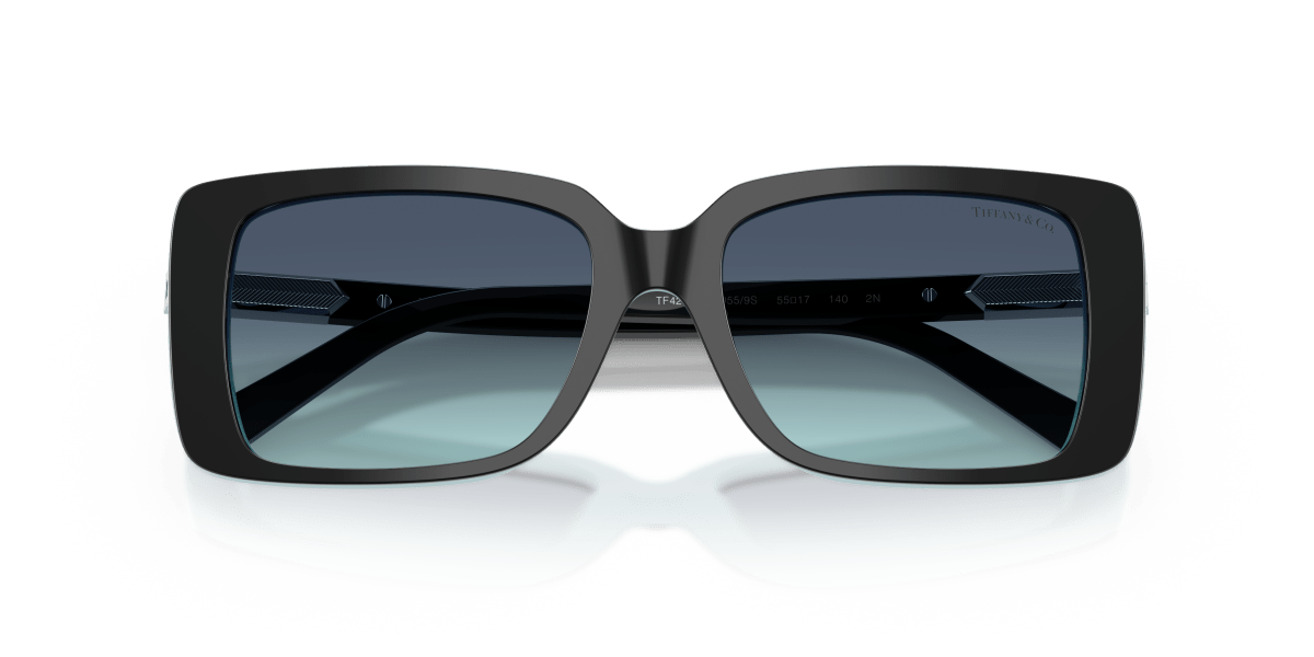 0TF4249 Black On Tiffany Blue close front view image 5 barcode 8056262543474