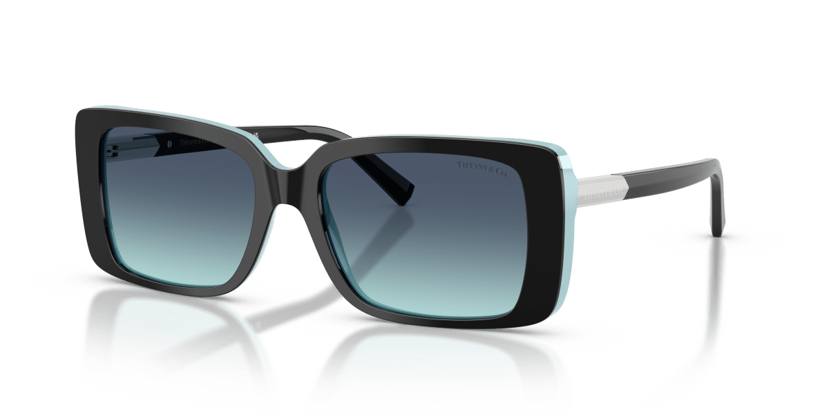 0TF4249 Black On Tiffany Blue three quarter view image 1 barcode 8056262543474