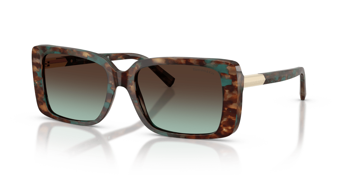0TF4249 Brown Tiffany Havana three quarter view image 1 barcode 8056262559239