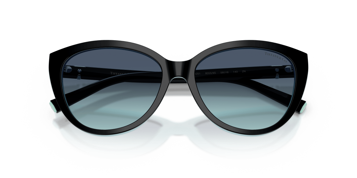 0TF4251 Black On Tiffany Blue close front view image 5 barcode 8056262543856