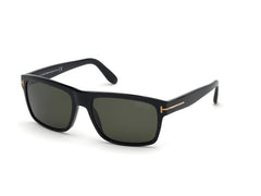 Tom Ford FT0678 AUGUST - Tom Ford - Shiny Black / Smoke Polarized - Ardor Eyewear 889214007513