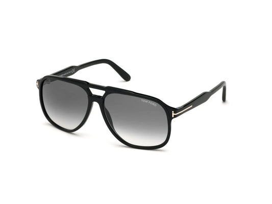 TOM FORD FT0753 RAOUL - Tom Ford - Shiny black / gradient smoke - 62mm - Ardor Eyewear 750666140656