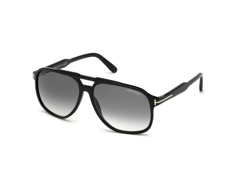 TOM FORD FT0753 RAOUL - Tom Ford - Shiny black / gradient smoke - 62mm - Ardor Eyewear