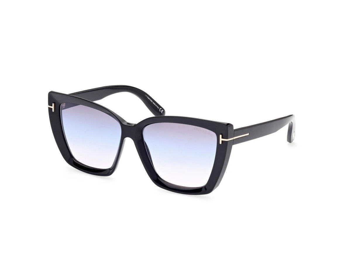 Tom Ford FT0920 Scarlet - 02 - Tom Ford - Shiny Black / Gradient Smoke - Ardor Eyewear 889214292674