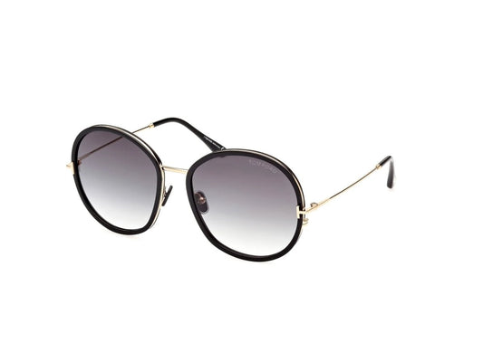 Tom Ford FT0946 Hunter - 02 - Tom Ford - Shiny Black / Gradient Smoke - Ardor Eyewear 889214318701