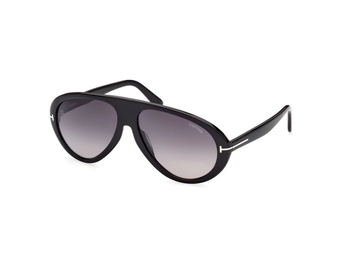 Tom Ford FT0988 Camillo - 02 - Tom Ford - Shiny Black / Gradient Smoke - 60mm - Ardor Eyewear