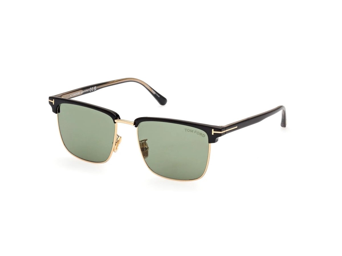 TOM FORD FT0997 - H HUDSON - 02 - Tom Ford - Shiny black / green - 55mm - Ardor Eyewear