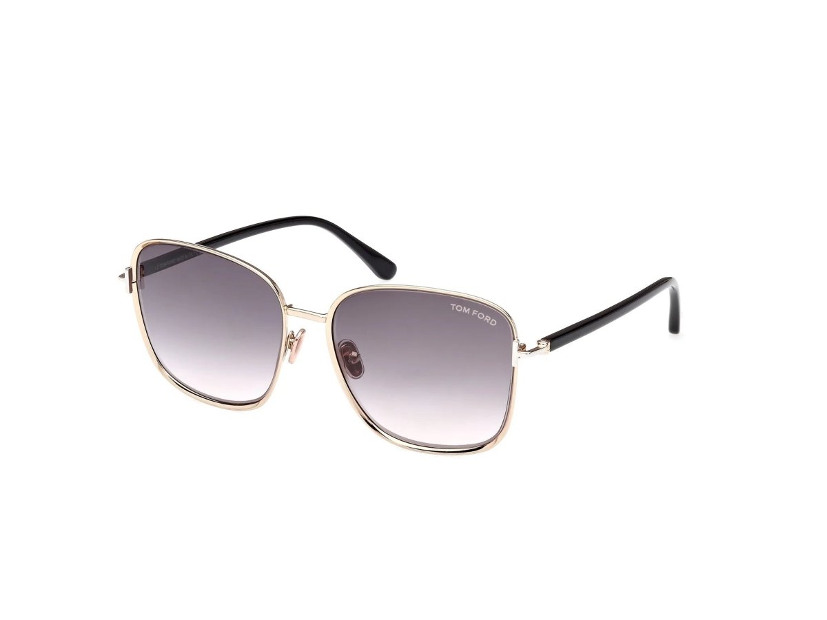 TOM FORD FT1029 FERN - Tom Ford - Shiny rose gold / gradient smoke - 57mm - Ardor Eyewear 889214403520