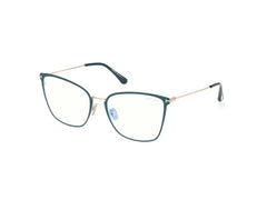 Tom Ford FT5839 - B - Tom Ford - Shiny Turquoise - Ardor Eyewear 889214358844