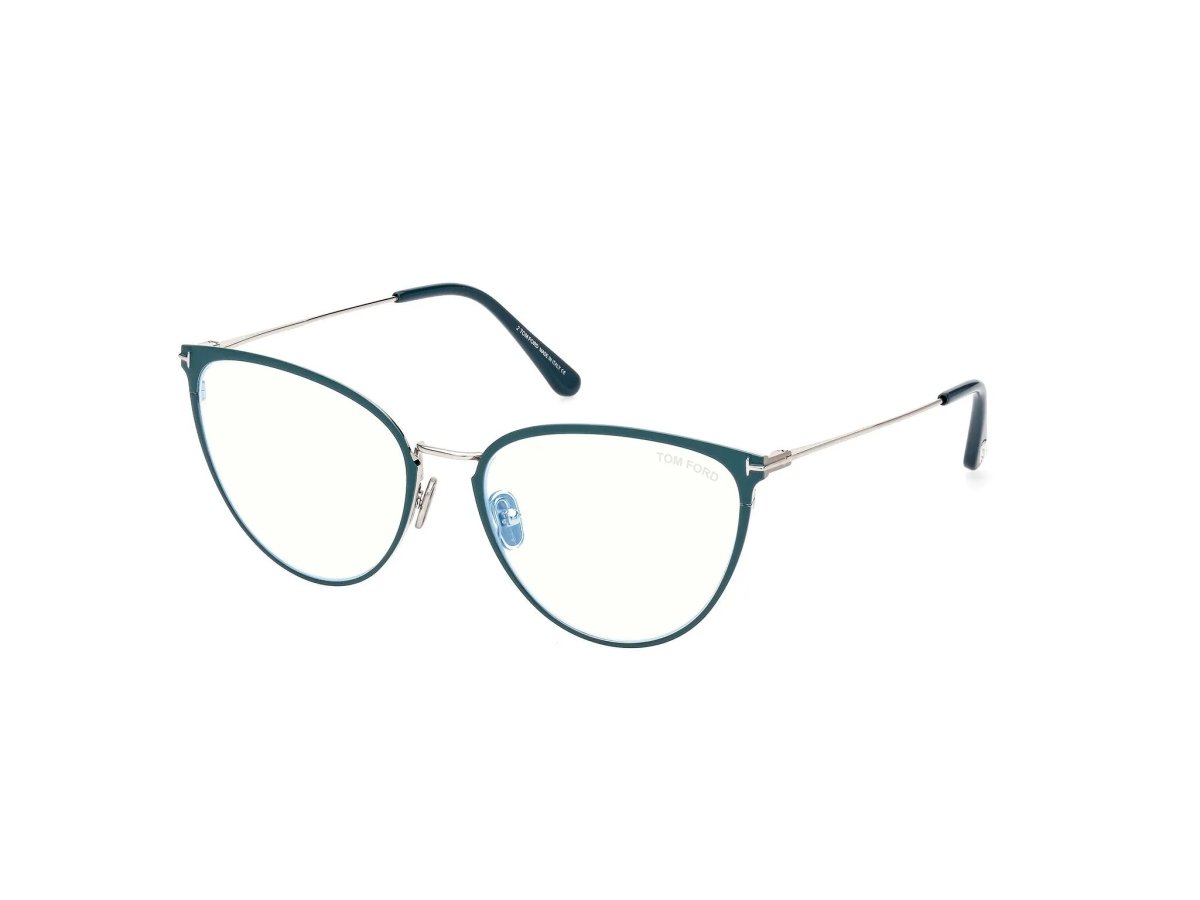 Tom Ford FT5840 - B - Tom Ford - Shiny turquoise - 56mm - Ardor Eyewear 889214358882