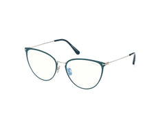 Tom Ford FT5840 - B - Tom Ford - Shiny turquoise - 56mm - Ardor Eyewear 889214358882