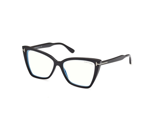 Tom Ford FT5844 - B - Tom Ford - Shiny black - 55mm - Ardor Eyewear