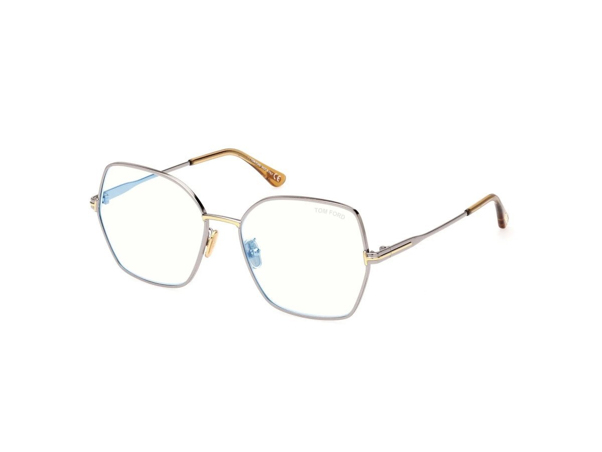 Tom Ford FT5876 - B - Tom Ford - Shiny light ruthenium - 56mm - Ardor Eyewear 889214415813