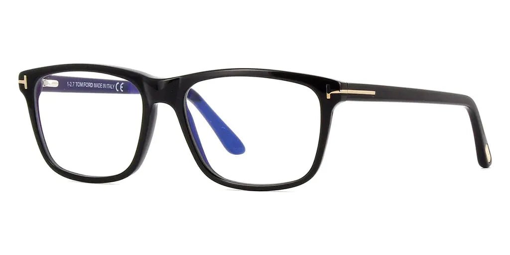 Tom Ford TF5479 - B 001 Blue Control - Tom Ford - Shiny Black - 56mm - Ardor Eyewear