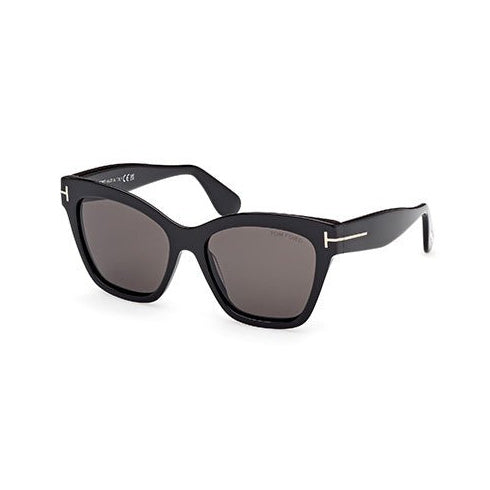 FT1217 - Tom Ford - (Black) - Shiny Black Smoke - 55 MM - Ardor Eyewear 889214558756