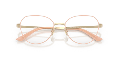 0VE1313D Pale Gold / Demo Lens (1520) close front view image 5 barcode 8056262581414