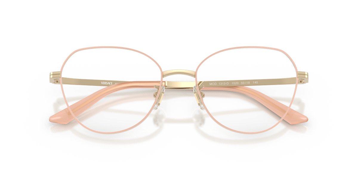0VE1313D Pale Gold / Demo Lens (1520) close front view image 5 barcode 8056262581414