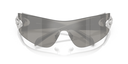 0VE2280 Light Grey Mirror Silver close front view image 5 barcode 8056262421864