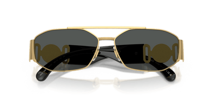 0VE2287 Gold / Dark Grey (100287) close front view image 5 barcode 8056262577509