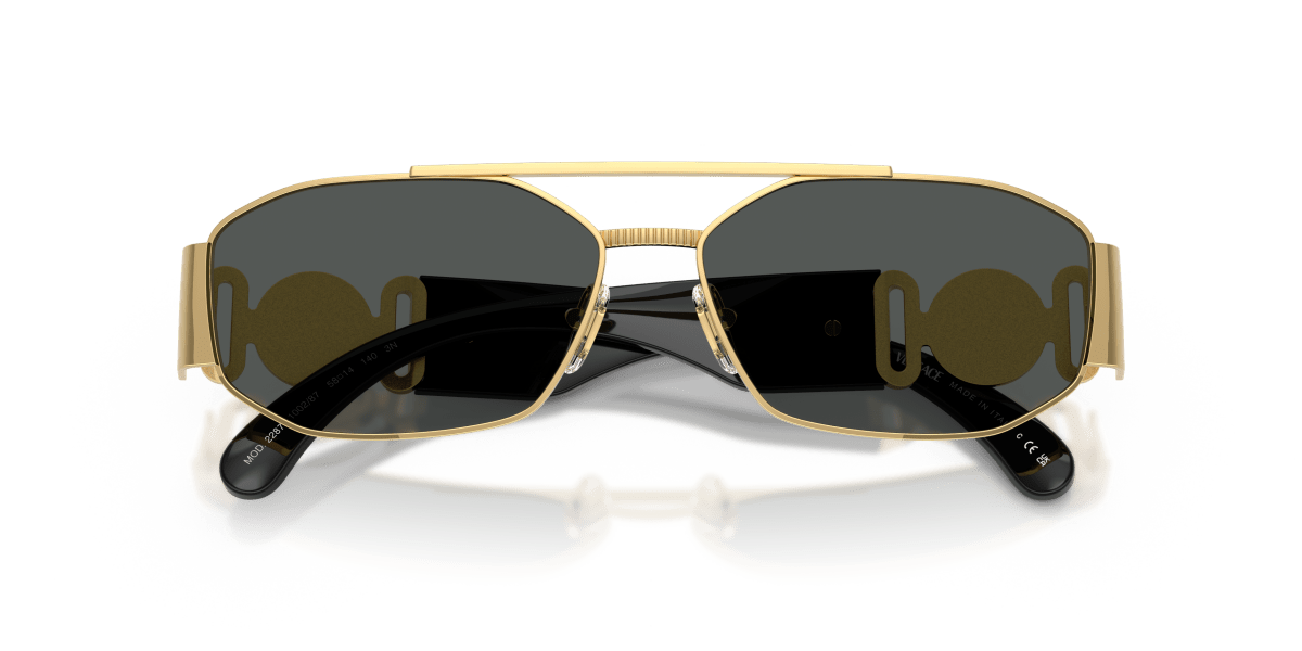 0VE2287 Gold / Dark Grey (100287) close front view image 5 barcode 8056262577509