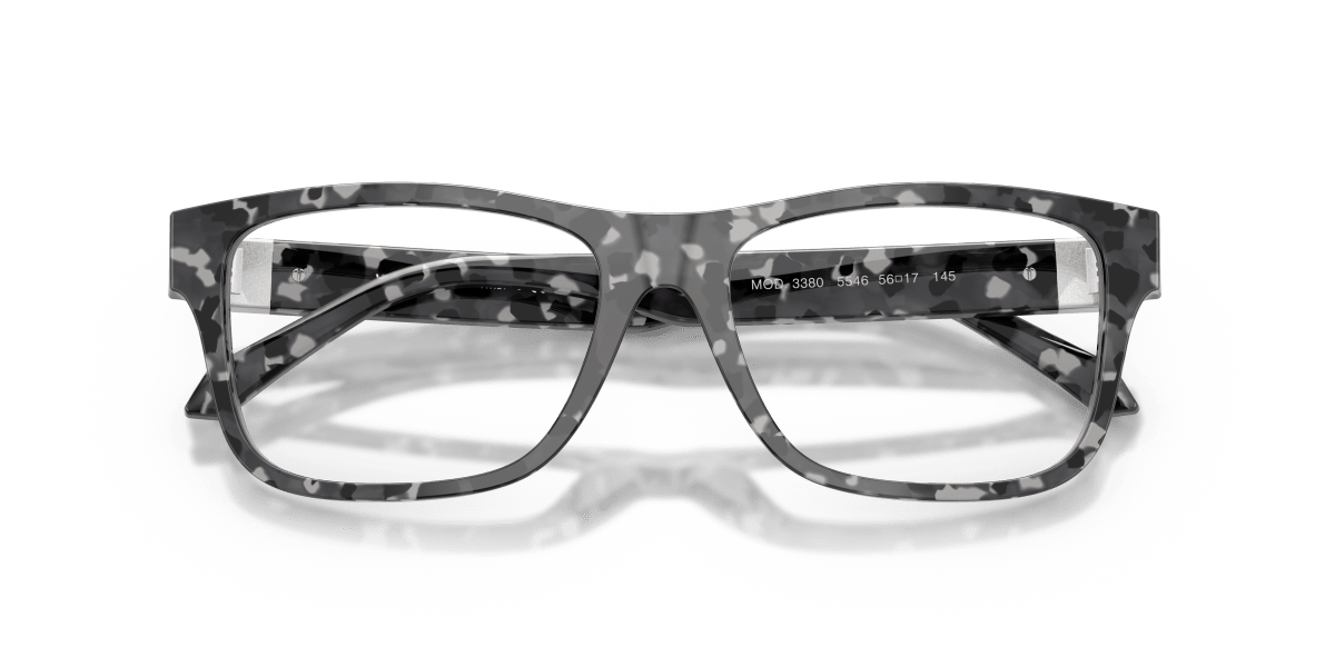 0VE3380 Tortoise Grey Black close front view image 5 barcode 8056262548530
